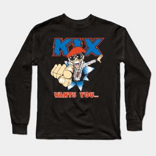 Kix Wants You - Dark Long Sleeve T-Shirt